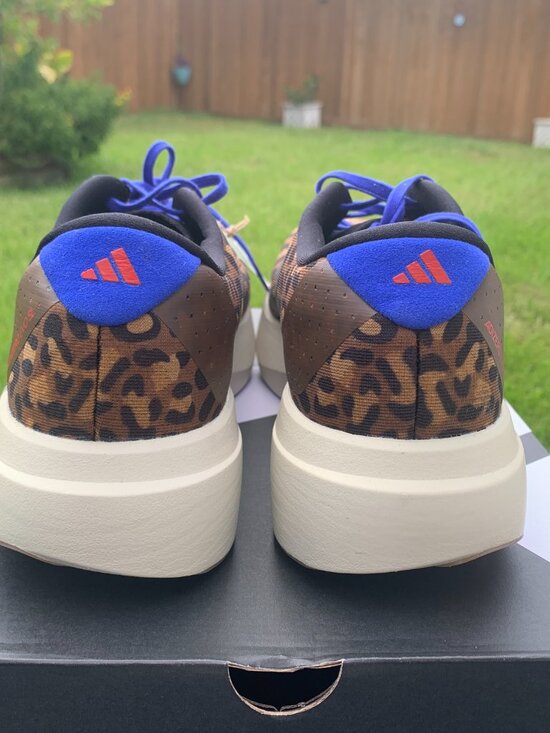 Adidas Adizero Evo SL Leopard Print Running Shoes Men 10.5 Women 11.5 JS4493 main image 14